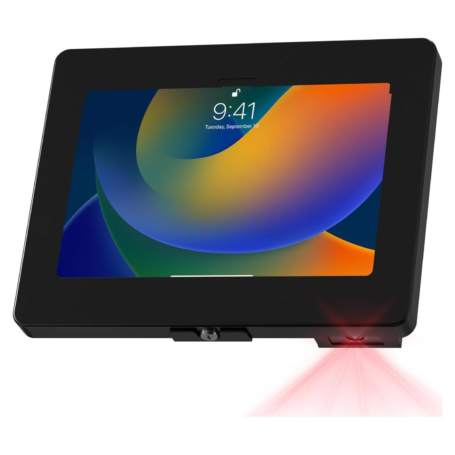 Soporte de Pared Antirrobo para iPad con Escáner Honeywell