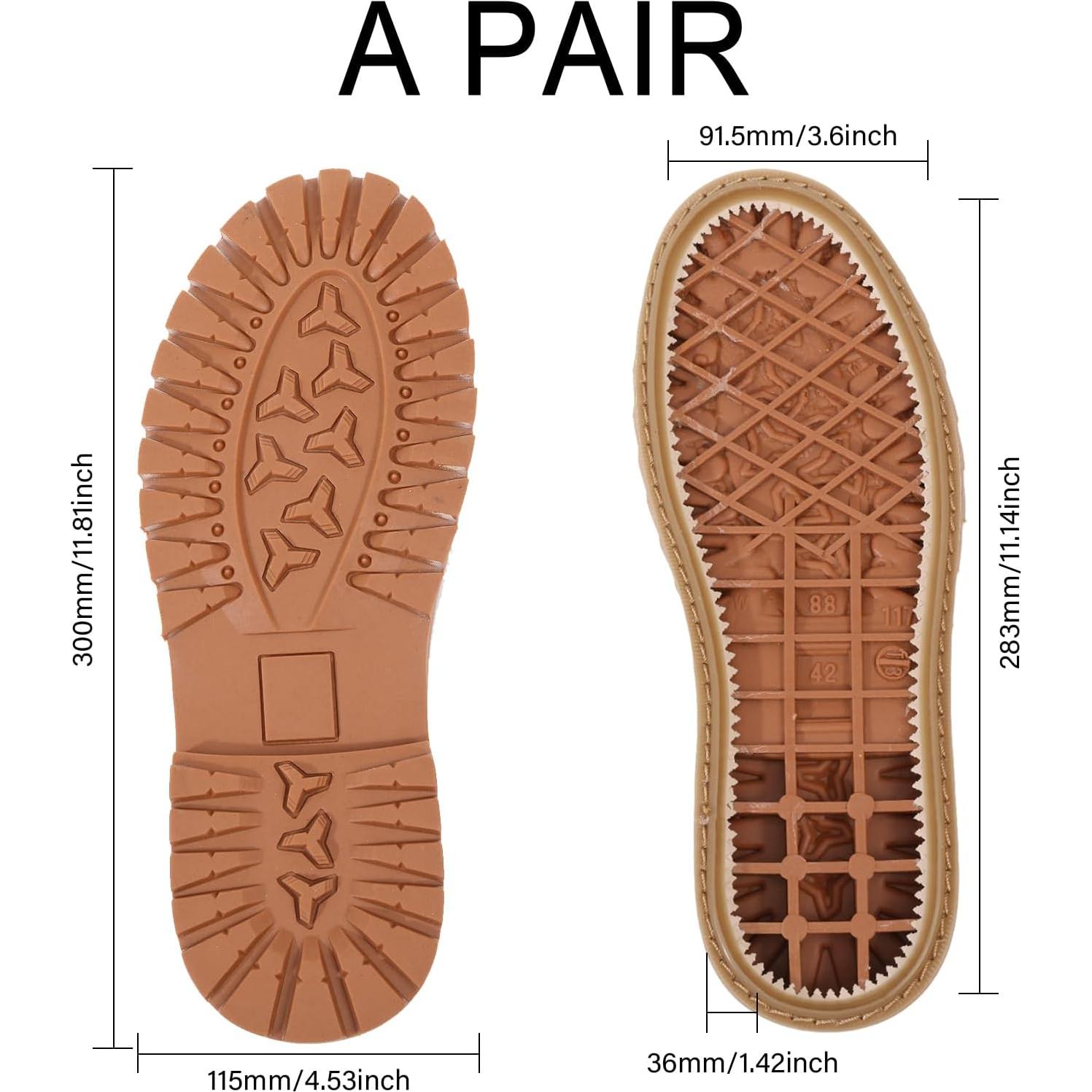 Suela de Goma CHGCRAFT para Zapatos y Botas Hombre 30cm