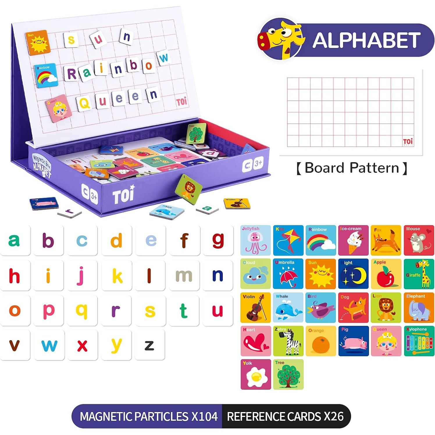 Juguete Magnético TOI Kids Puzzles Alfabeto 0.84 kg