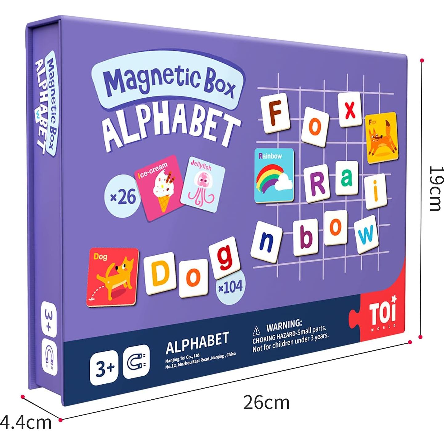 Juguete Magnético TOI Kids Puzzles Alfabeto 0.84 kg
