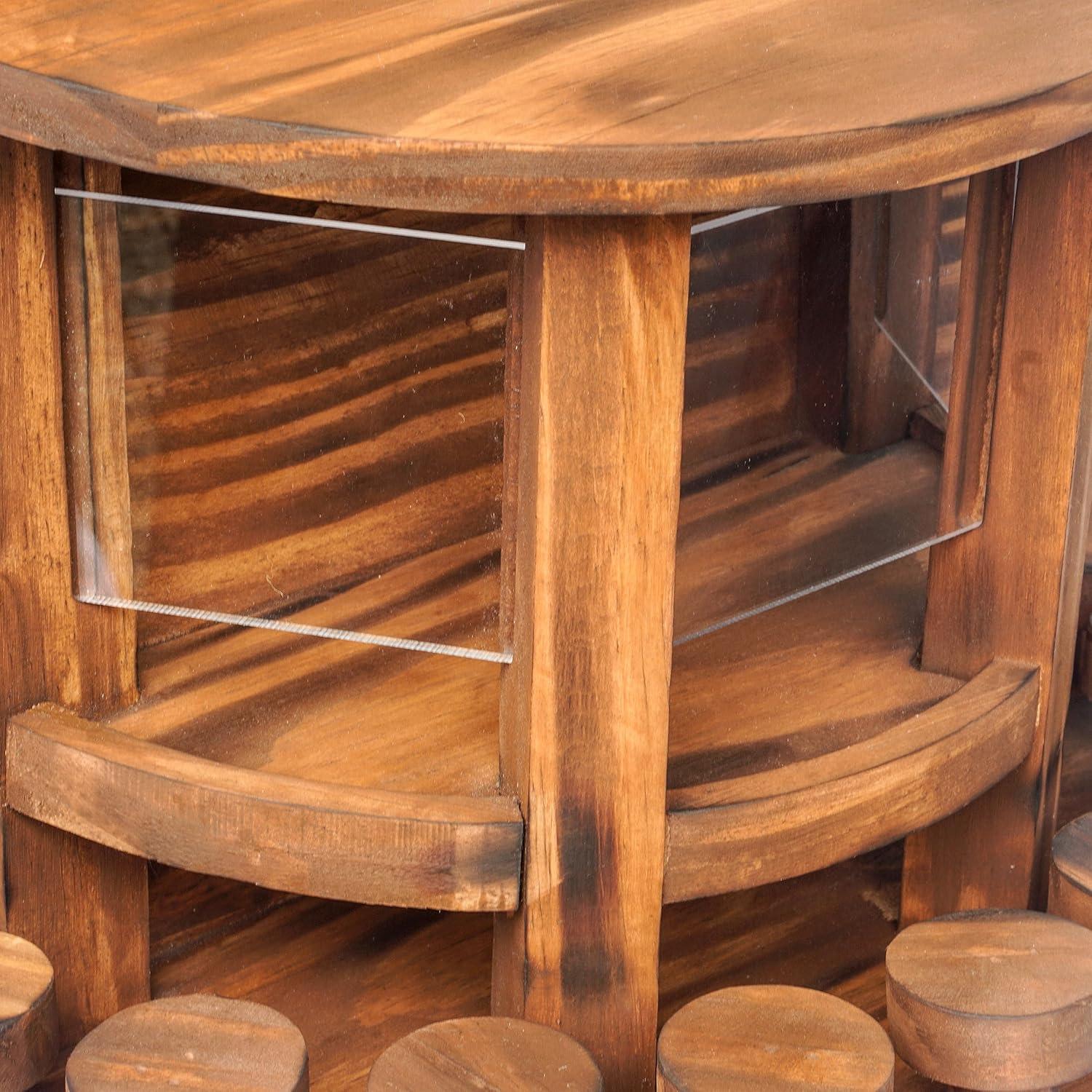 Alimentador de Ardillas MIXUMON de Madera 33.8x32cm