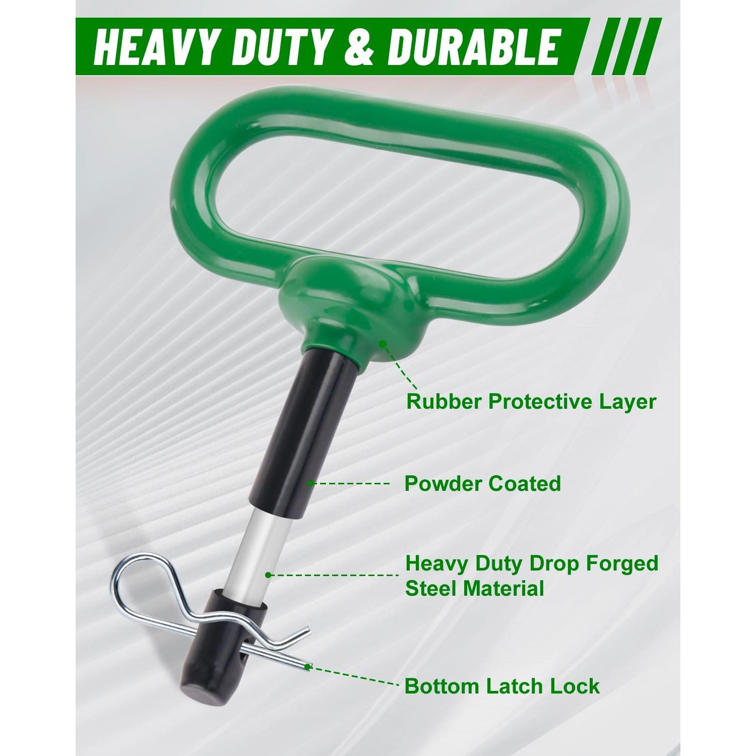 Pasador de Enganche EilxMag 1/2" x 3" Verde 2-Pack