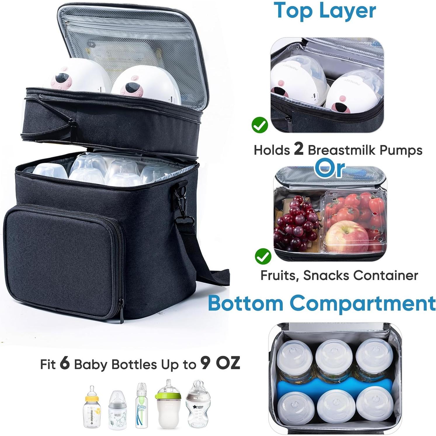 Bolsa de Almacenamiento de Leche Materna SFYBYHEART Expandible