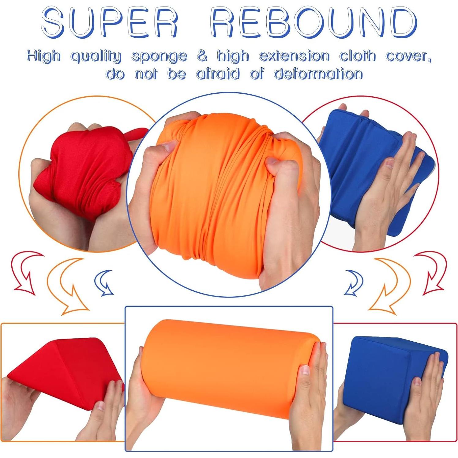 Bloques de Construcción de Espuma UHAPPYEE 12 Piezas Coloridos