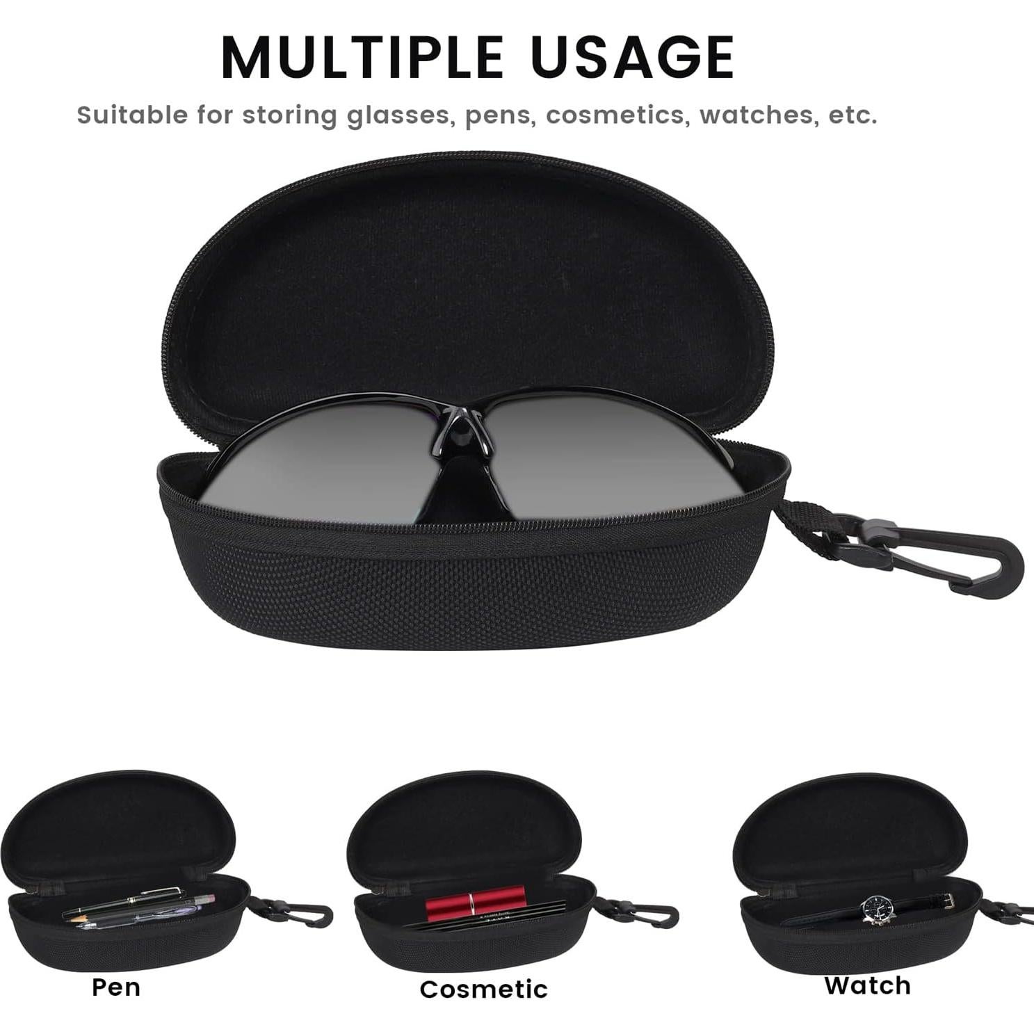 Estuche Duro para Gafas de Sol Molshine - 3 Piezas Unisex