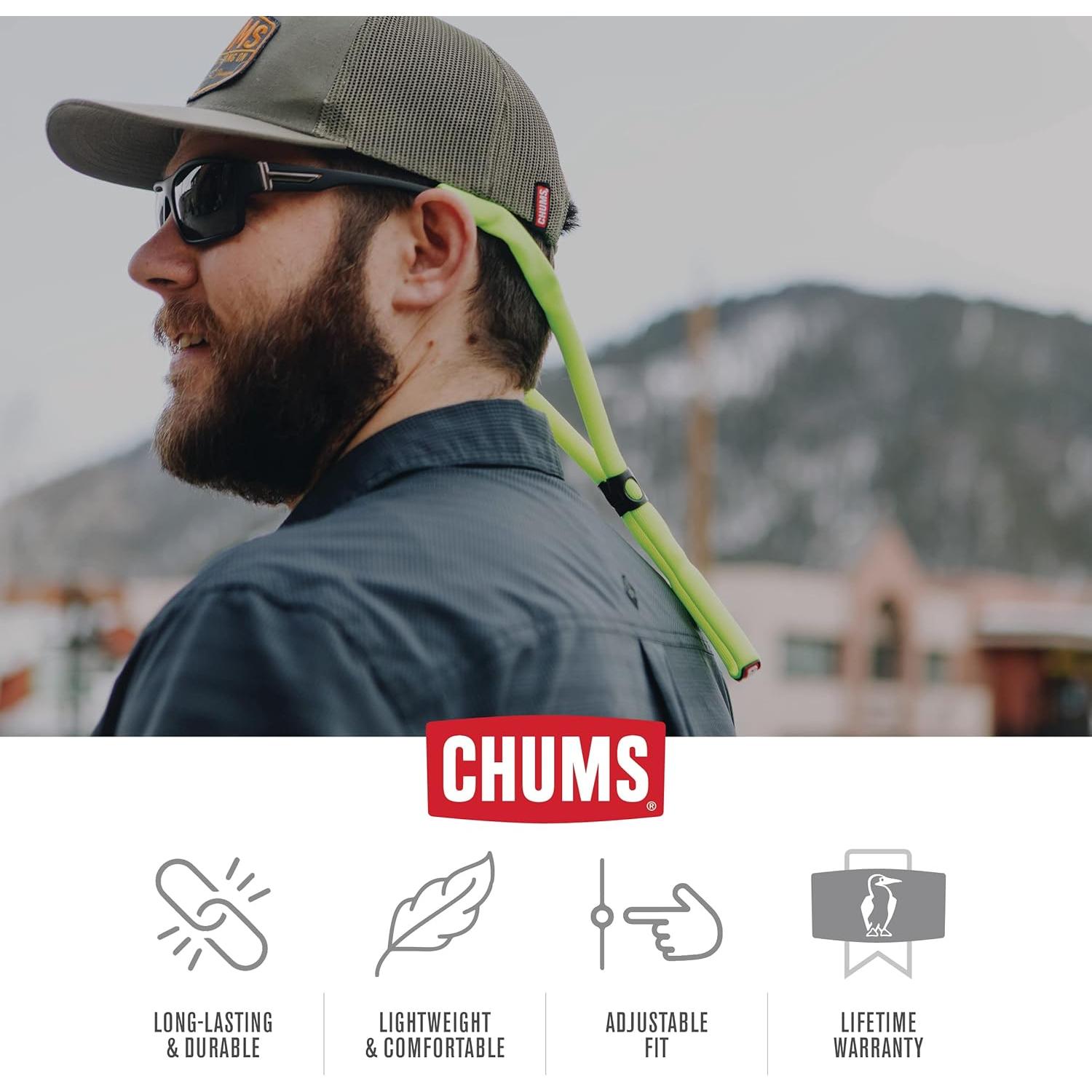 Correa para Gafas Flotante Chums Glassfloats Unisex Camo Azul