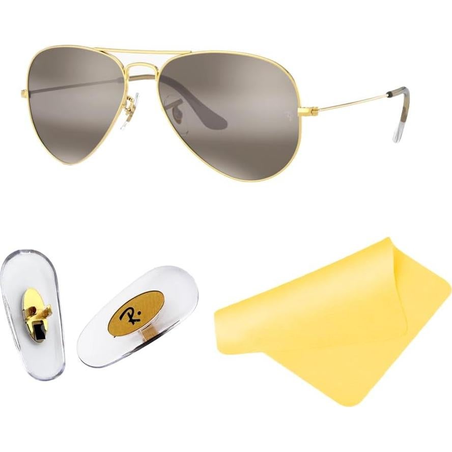 Almohadillas Nasales RayBan Oro 16mm para Gafas de Sol