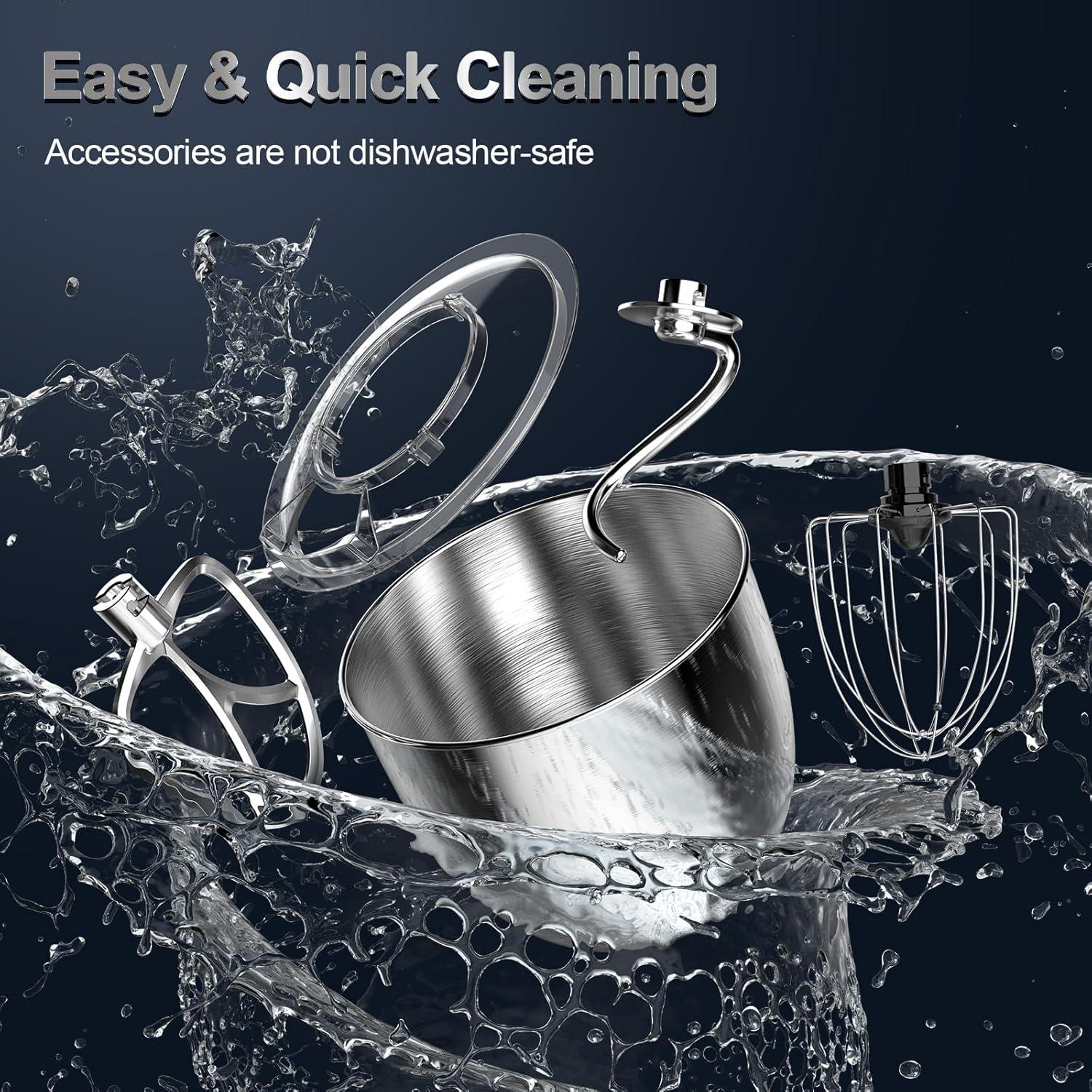 Batidora de pie Honinst 6.5L 10 velocidades beige