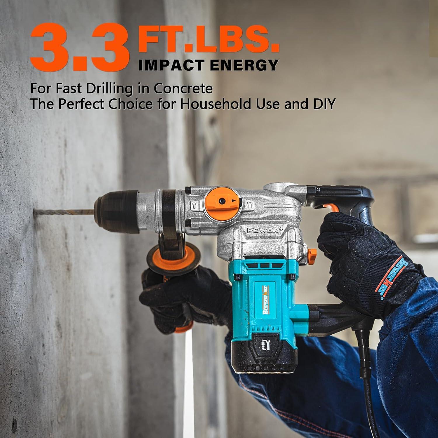 Taladro Rotatorio Berserker 26FA 1050W SDS-Plus 3 Funciones