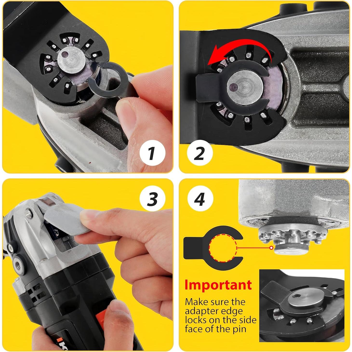 12 Cuchillas Oscilantes Titanio ZhizunBao para Madera y Metal