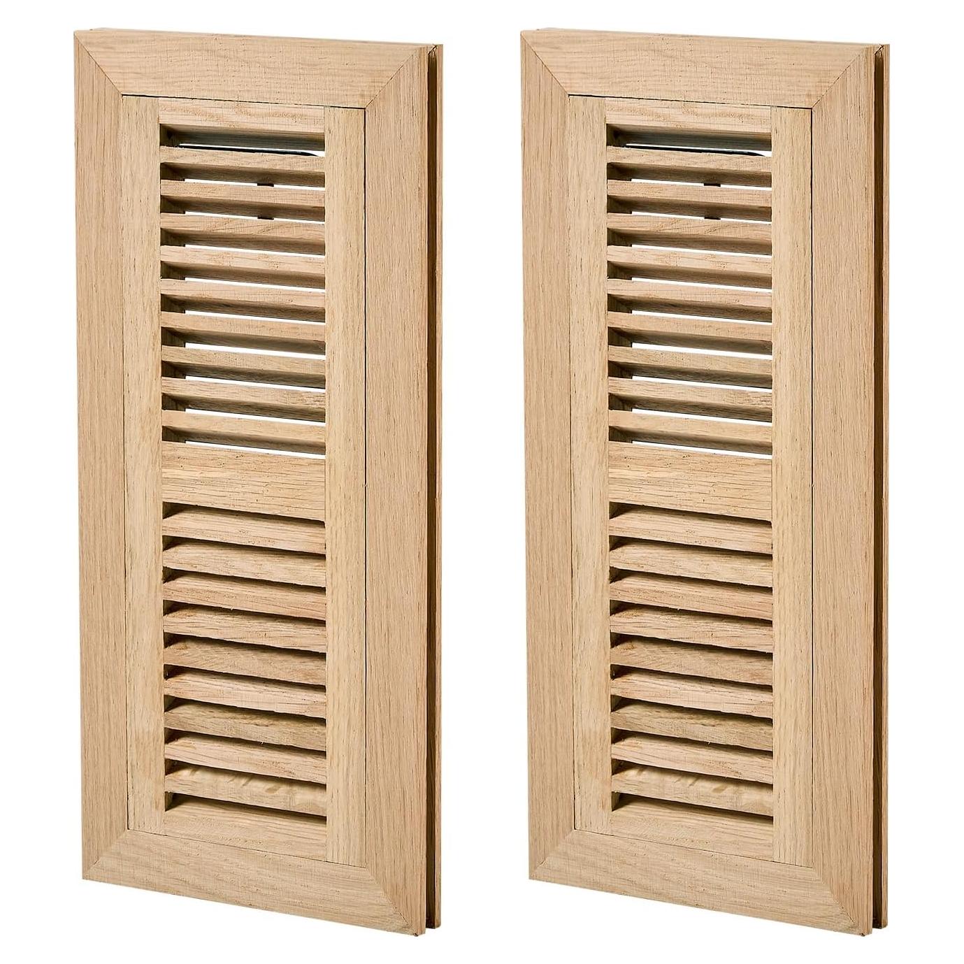 Registro de Piso de Madera de Roble Blanco Homewell 4x12 cm