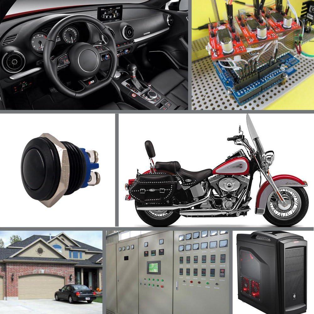 Interruptor Momentáneo URTONE UR162 16mm IP67 Negro