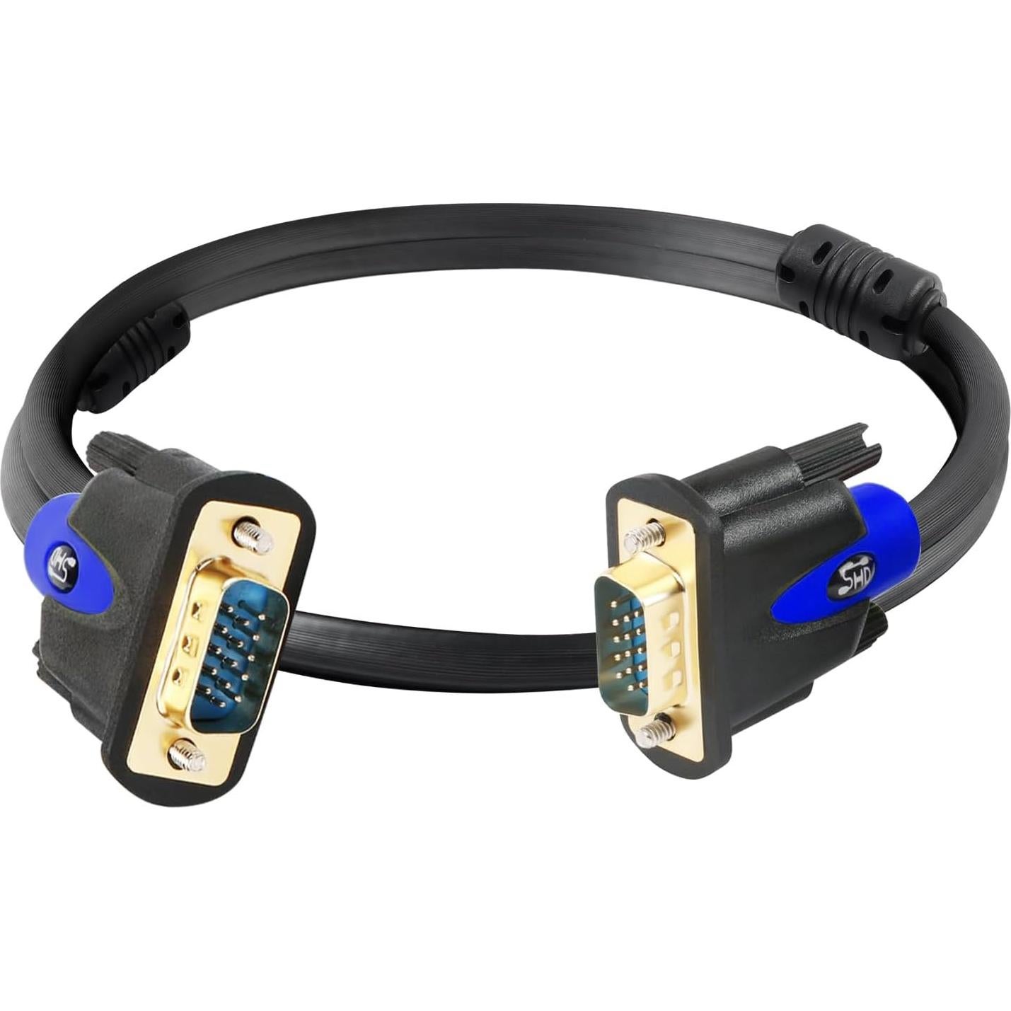 Cable VGA SHD Macho a Macho 0.91m para PC y Proyector