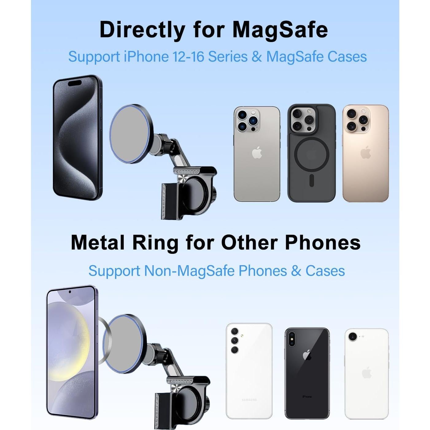 Soporte de Cargador Inalámbrico 15W para Tesla Model 3/Y/Cybertruck