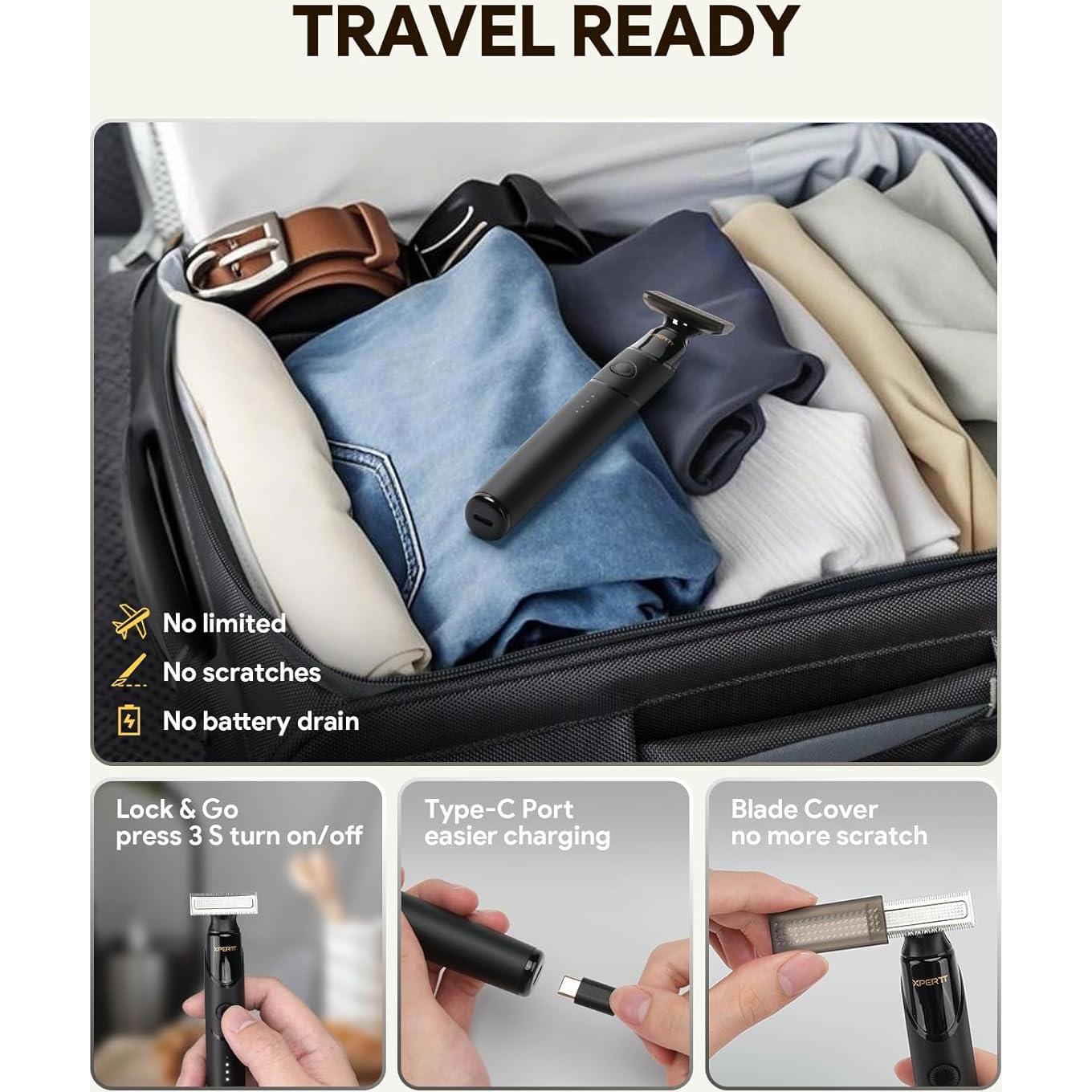 Afeitadora Eléctrica Xpert T Roleader 90 min Uso Inalámbrico