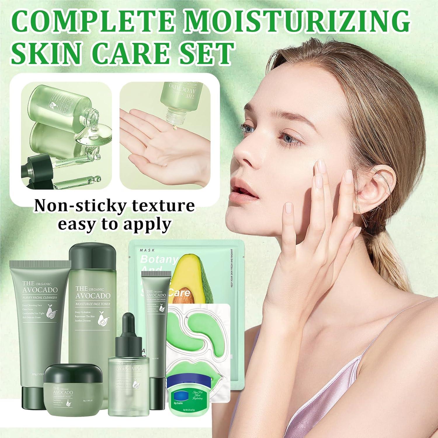 Kit de Cuidado de Piel 10 Piezas JunKuJK Hidratante