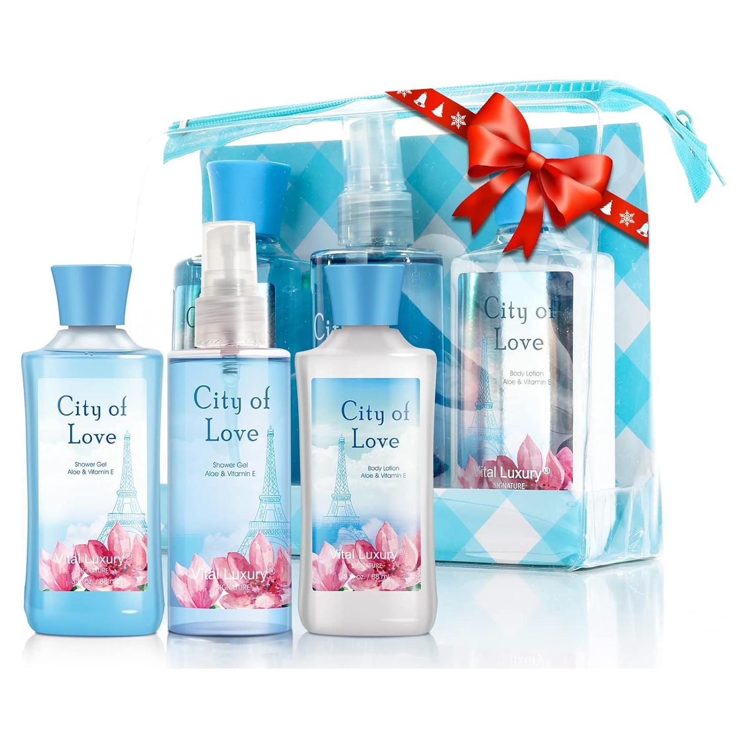 Set de Viaje Spa Loción Corporal Gel Ducha Bruma Aromática