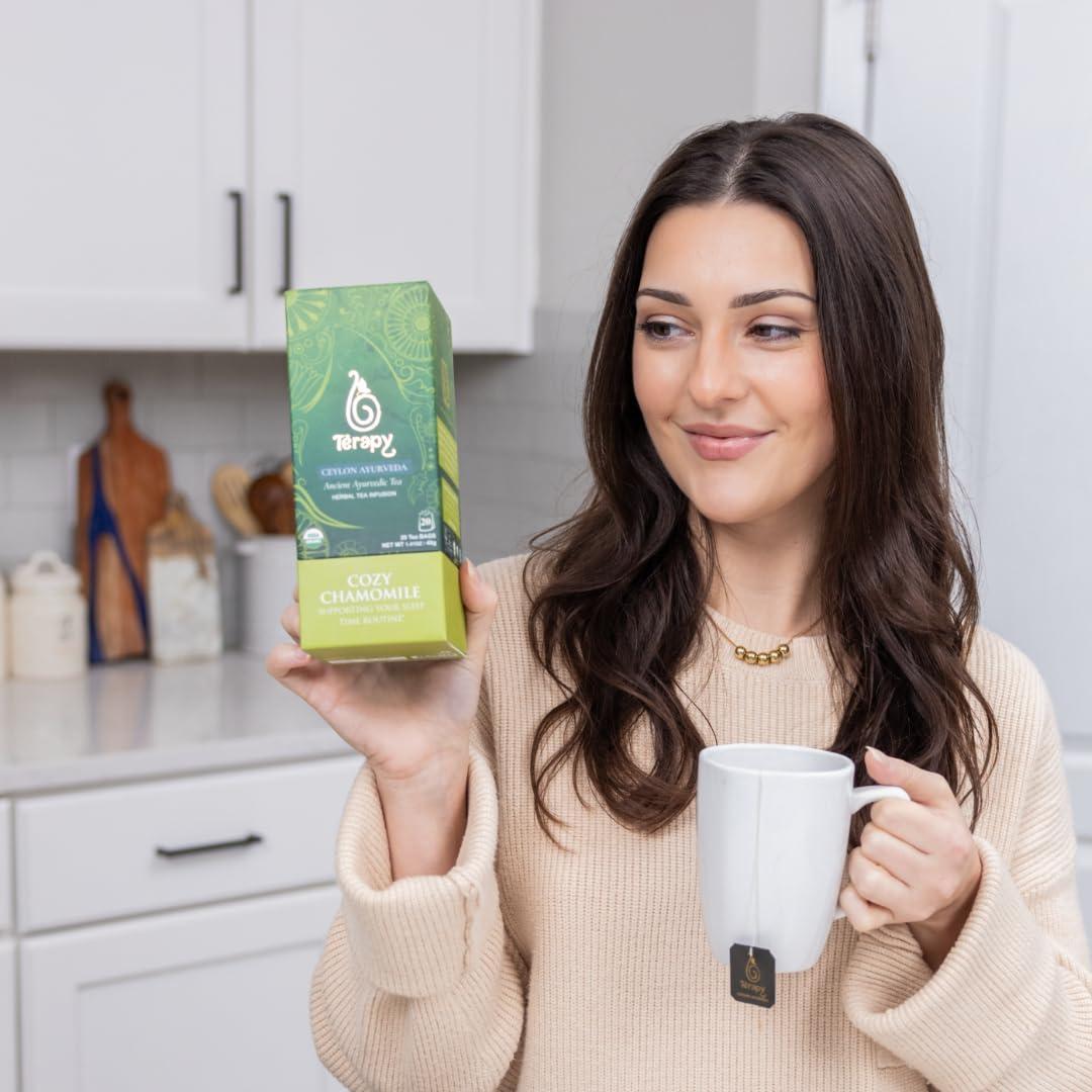 Té de Manzanilla Orgánica Terapia Ceylon - 20 Bolsitas