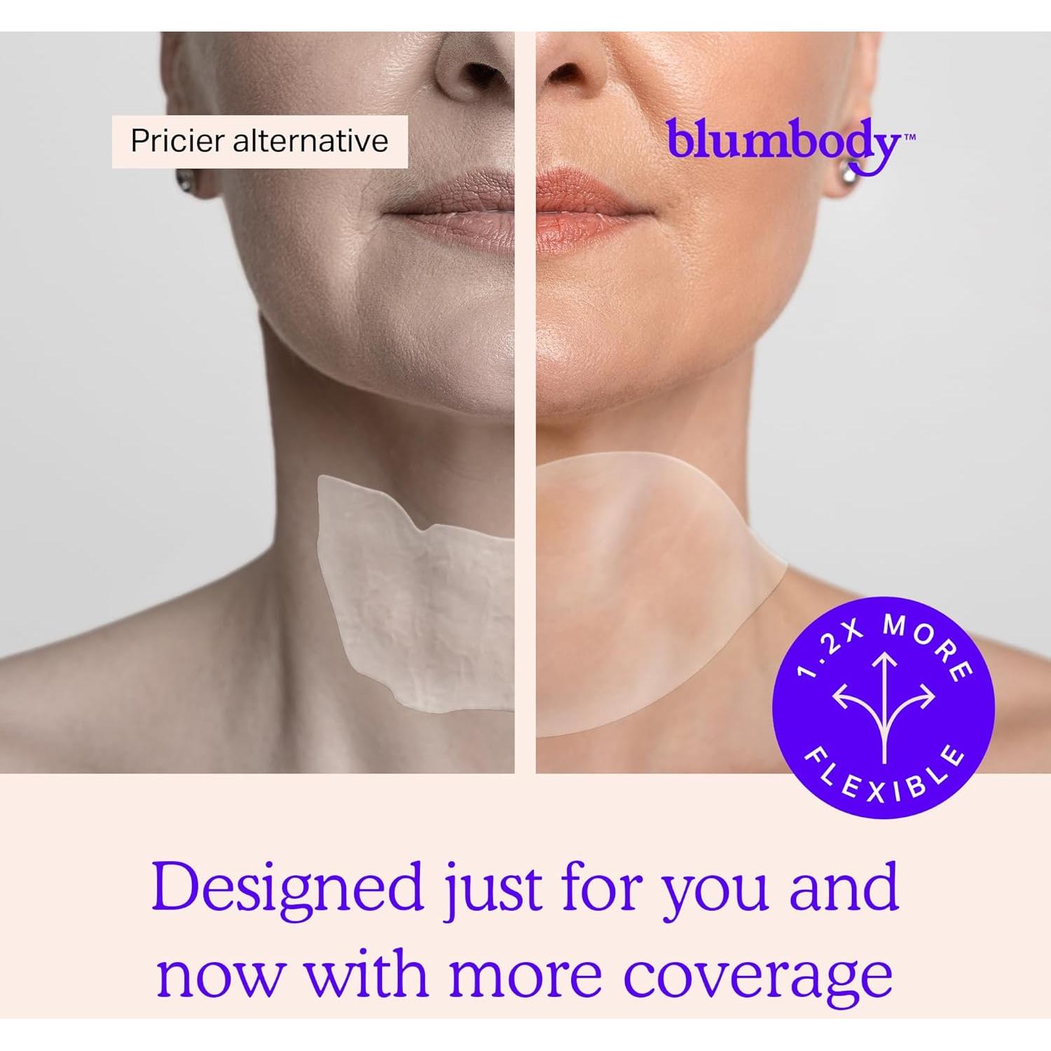 Parches Antienvejecimiento Blumbody para Cuello - Silicona Reutilizable