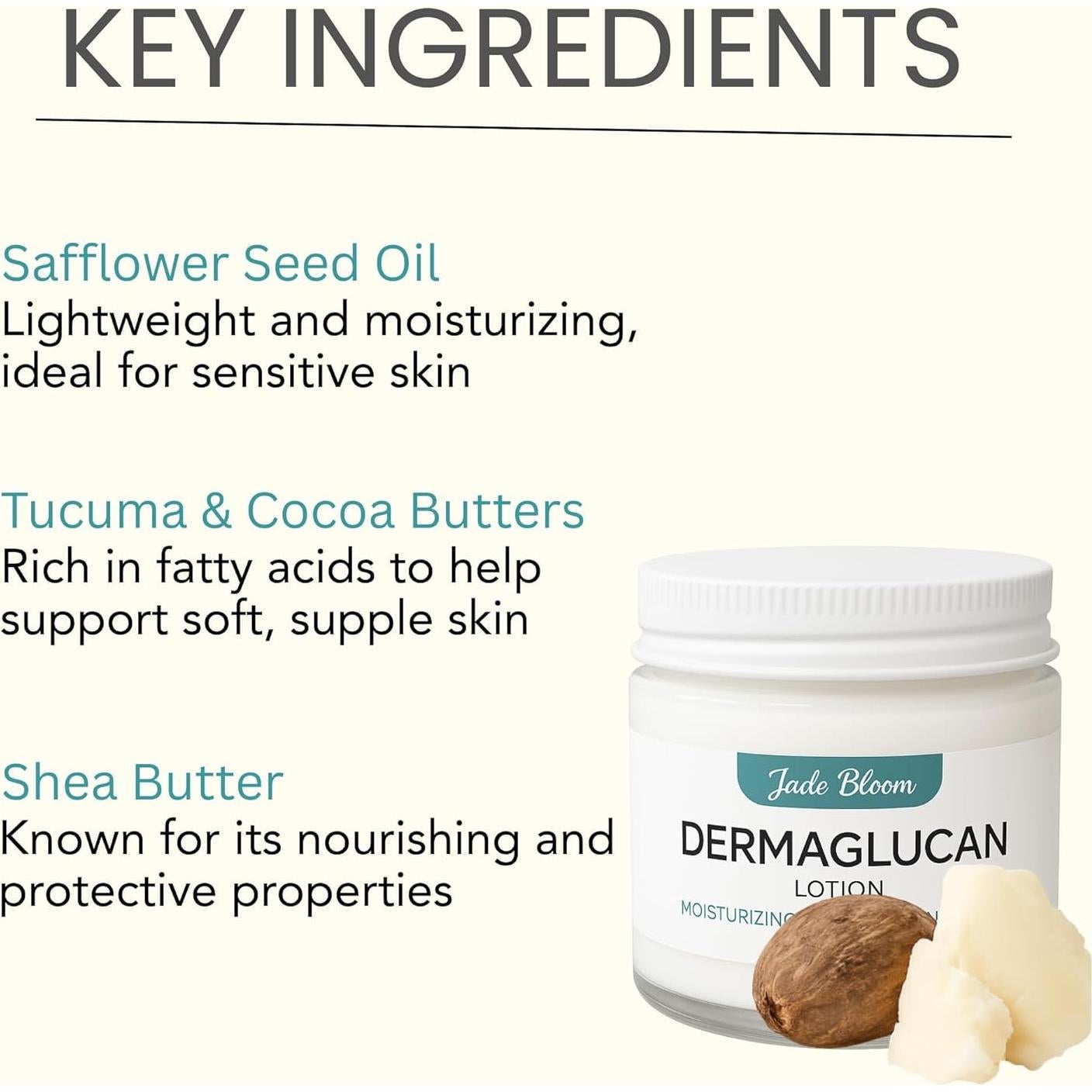 Crema Hidratante Jade Bloom Beta Glucano 59ml - Piel Suave