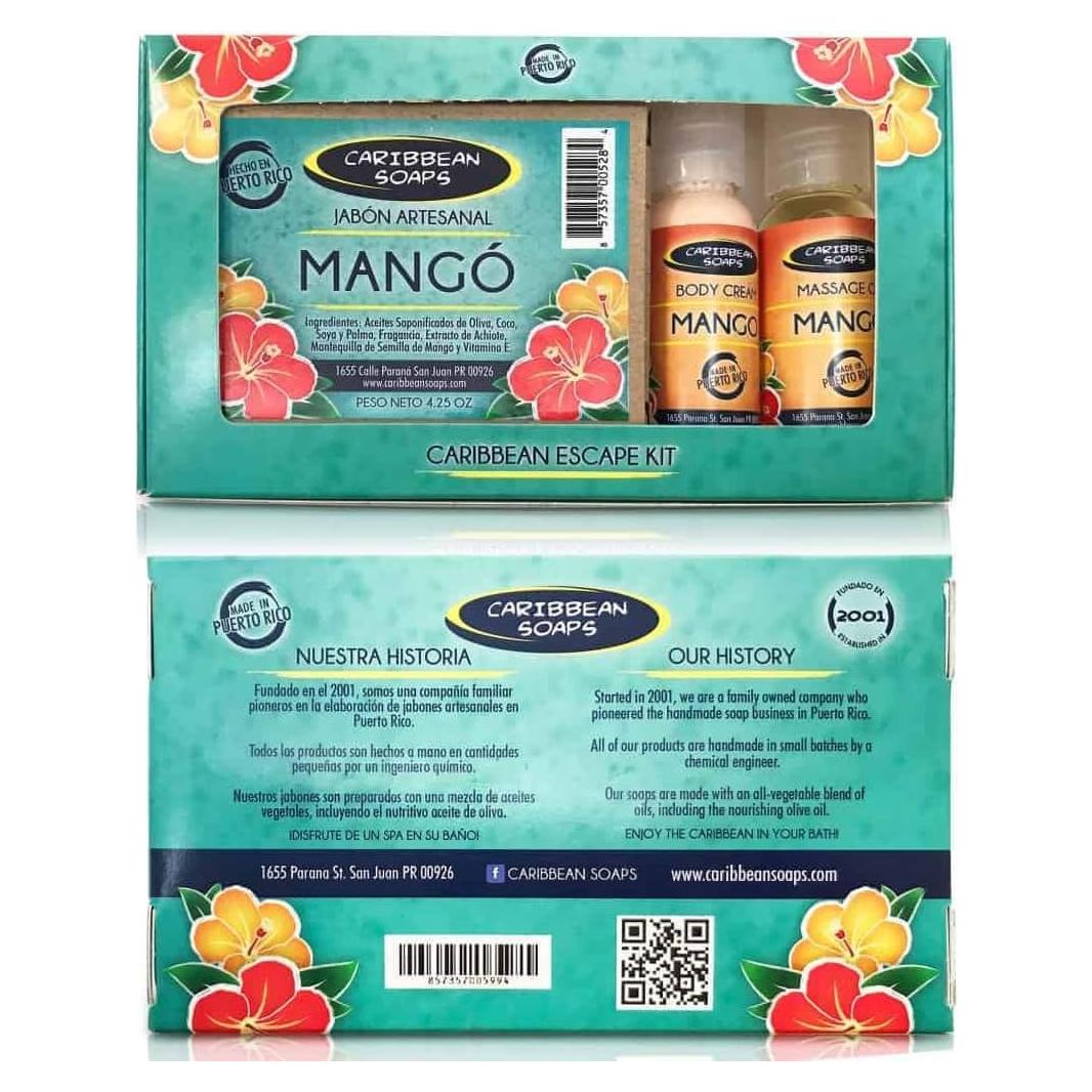 Kit de Jabones del Caribe - Mango - Hecho a Mano