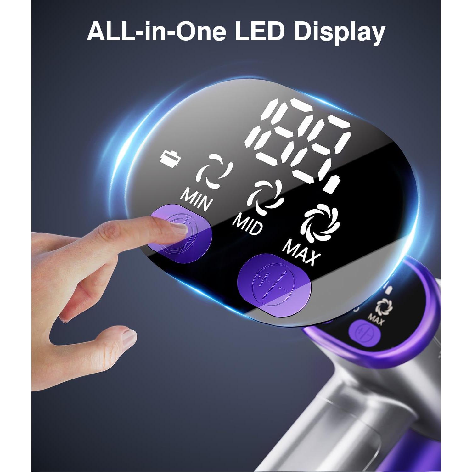 Aspiradora Inalámbrica MBYULO EHBR 450W 50min Batería