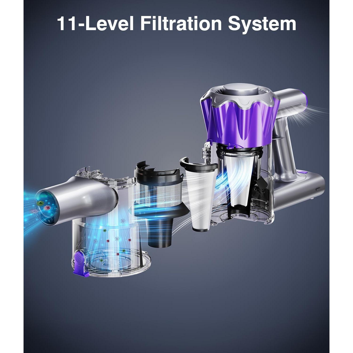 Aspiradora Inalámbrica MBYULO EHBR 450W 50min Batería