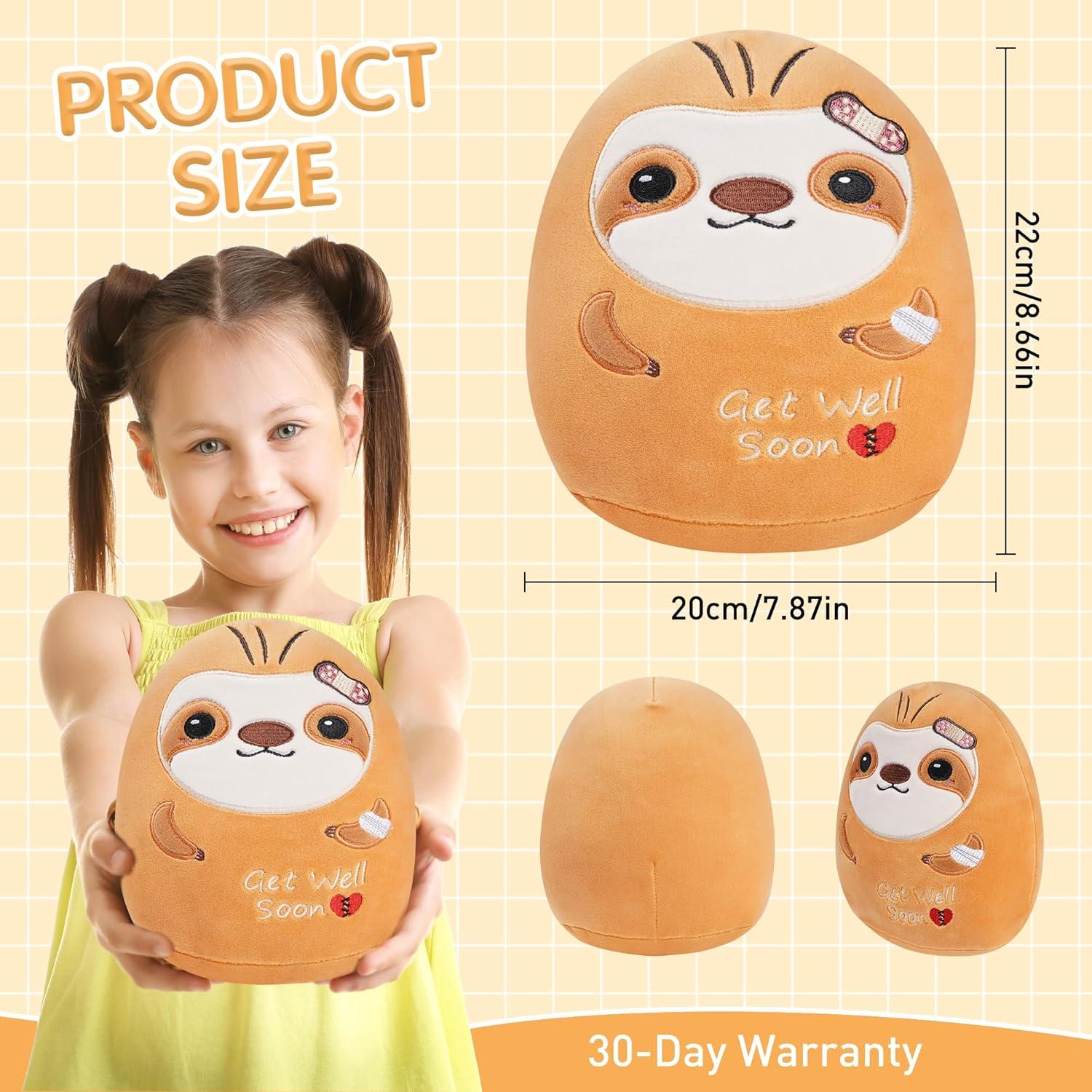 Almohada de Peluche Perezoso SEAOPOP 20 cm Suave Regalo