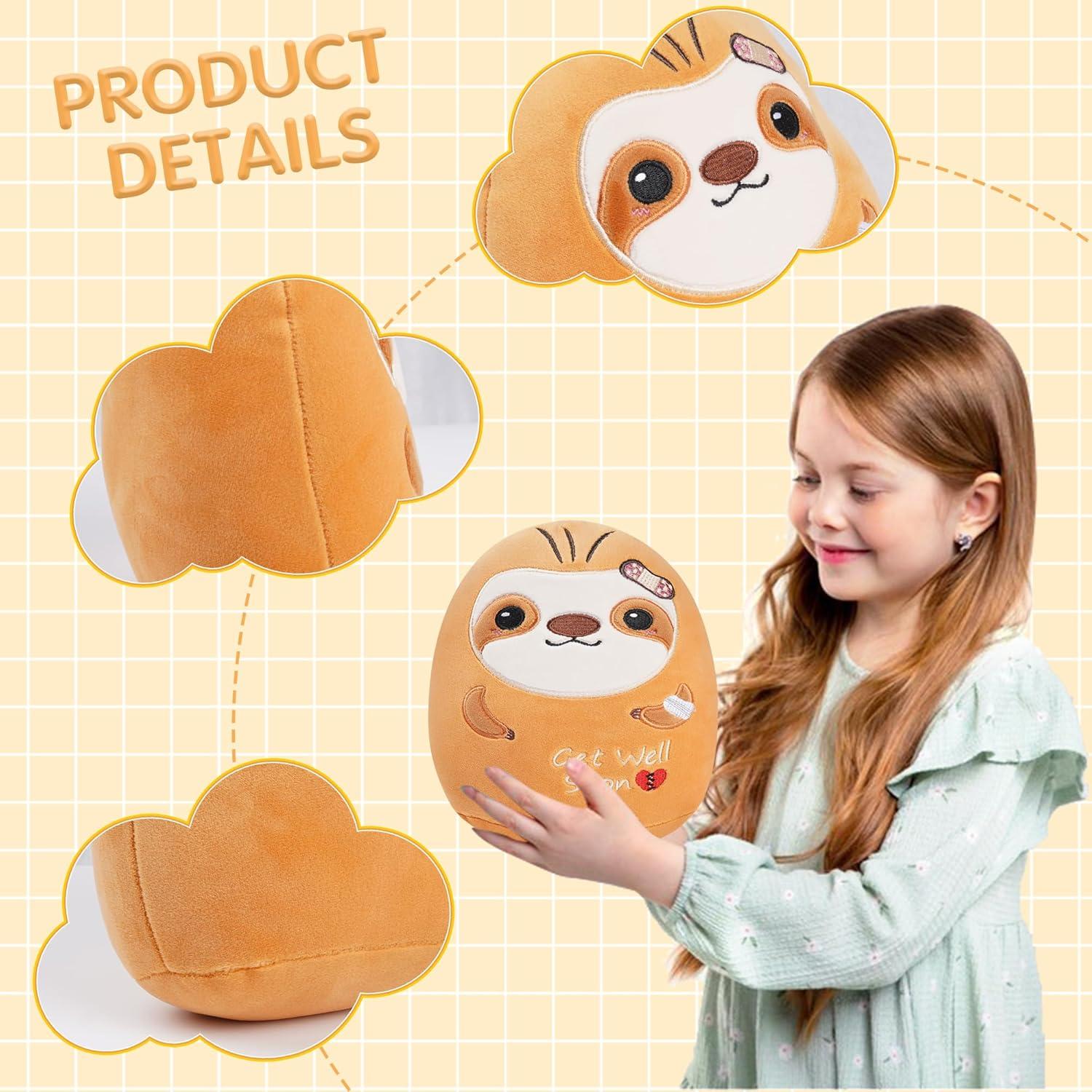 Almohada de Peluche Perezoso SEAOPOP 20 cm Suave Regalo