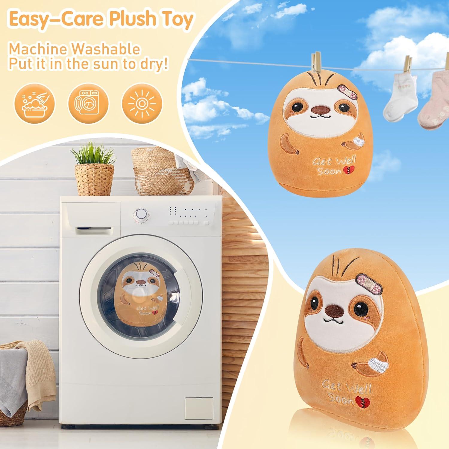 Almohada de Peluche Perezoso SEAOPOP 20 cm Suave Regalo