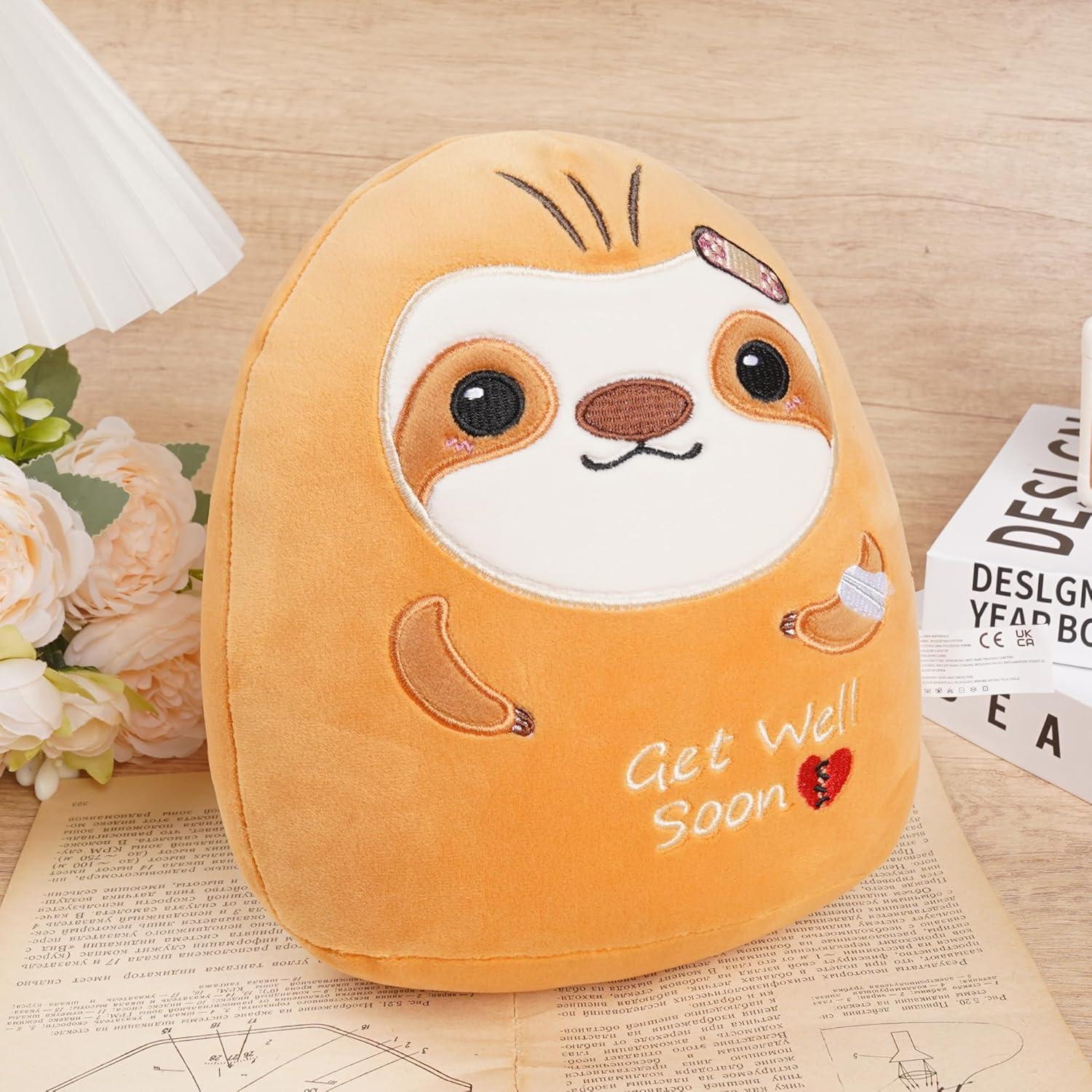 Almohada de Peluche Perezoso SEAOPOP 20 cm Suave Regalo