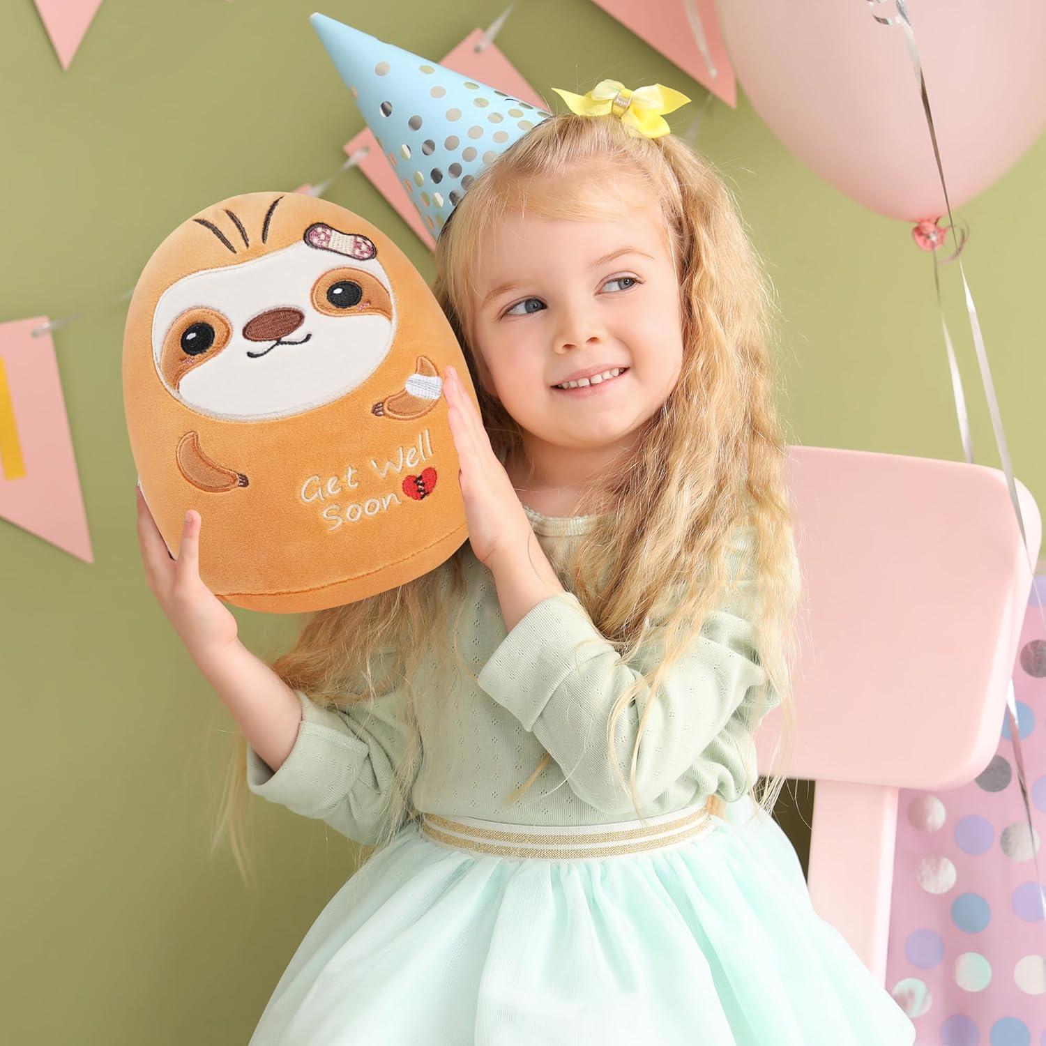 Almohada de Peluche Perezoso SEAOPOP 20 cm Suave Regalo