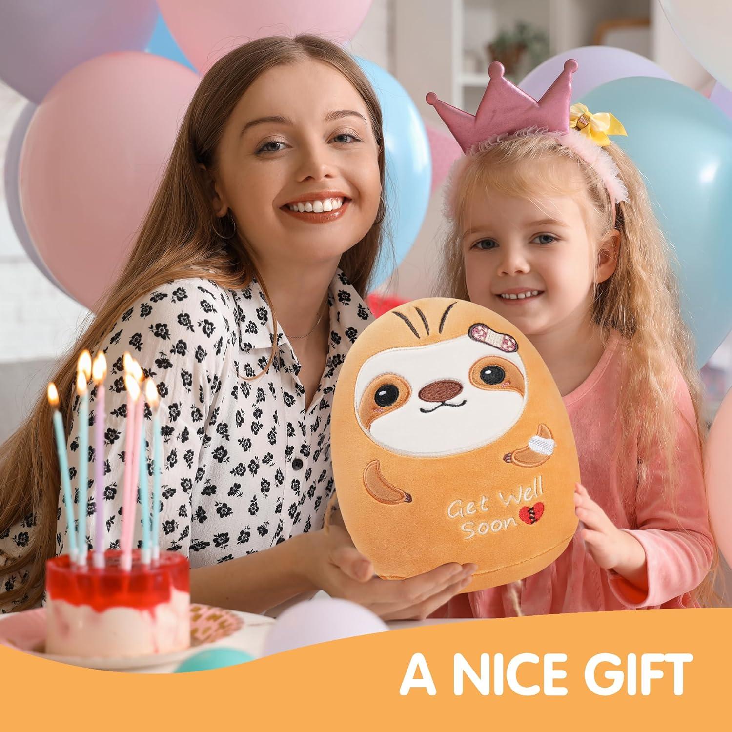 Almohada de Peluche Perezoso SEAOPOP 20 cm Suave Regalo