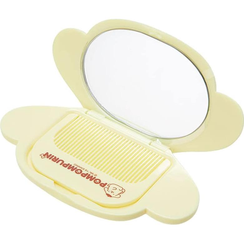 Espejo y Peine Sanrio Pompompurin Amarillo 12.7x7.6cm