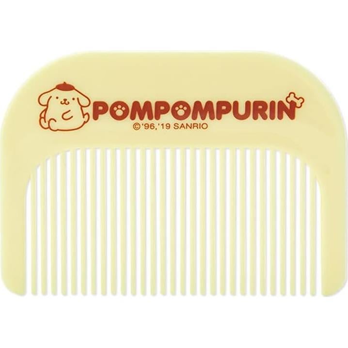 Espejo y Peine Sanrio Pompompurin Amarillo 12.7x7.6cm