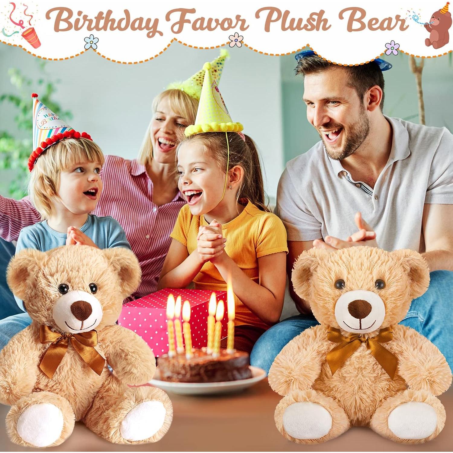 Osos de Peluche Suaves HyDren 36 Pcs 36 cm Marrón Claro