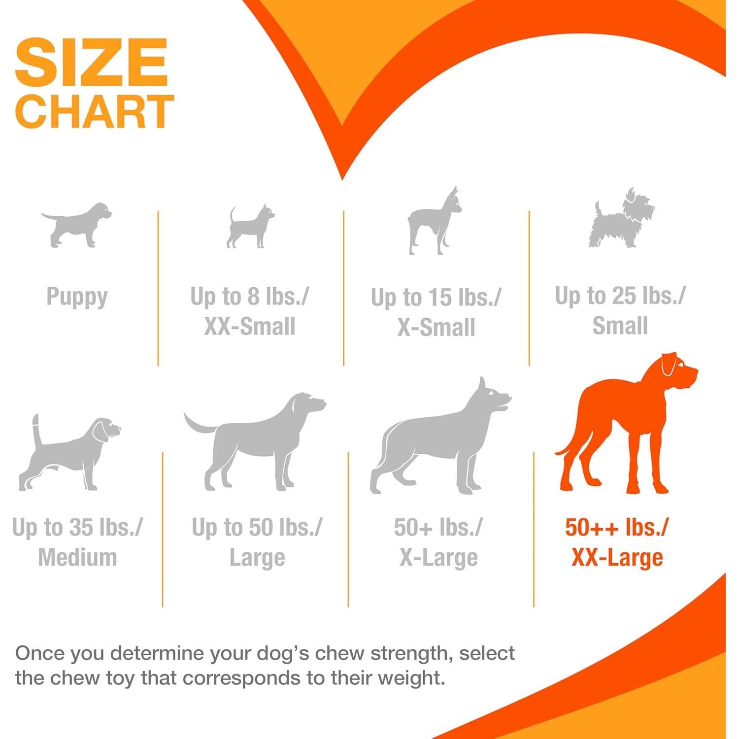 Juguete de Masticar Nylabone Power Chew Hueso XX-Large 22.68 kg