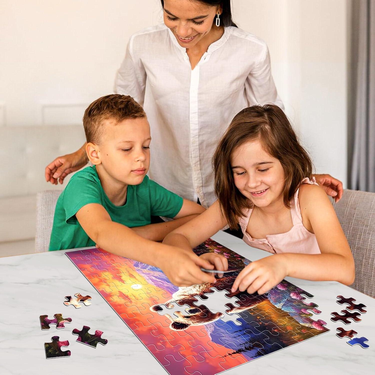 Rompecabezas de 100 Piezas Jeacirio Oso Marrón 38.1x26.9 cm