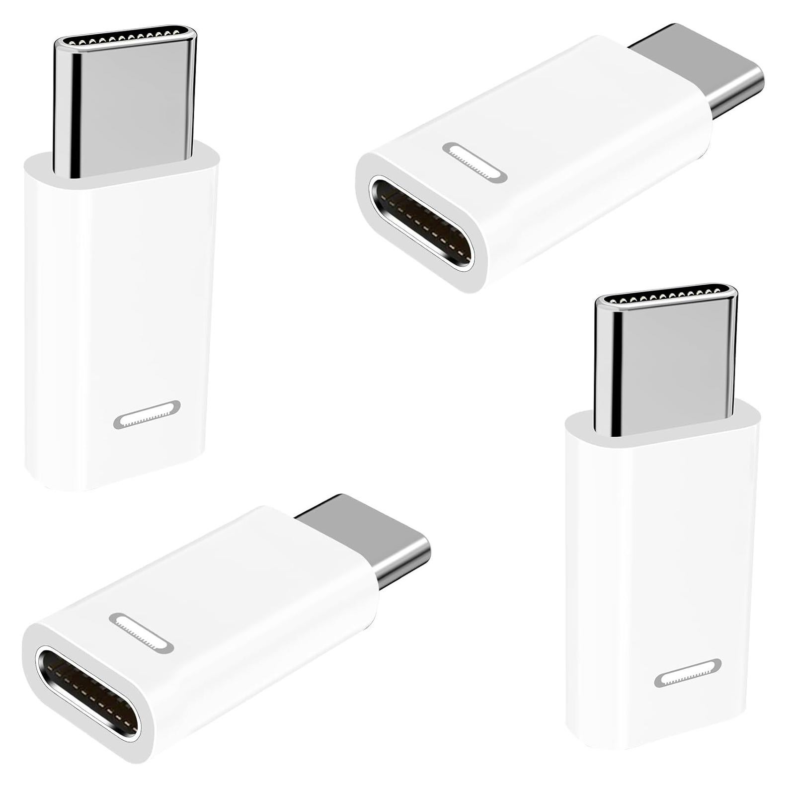 Adaptador Lightning a USB-C Stuffcool 4Pack Carga Rápida 35W
