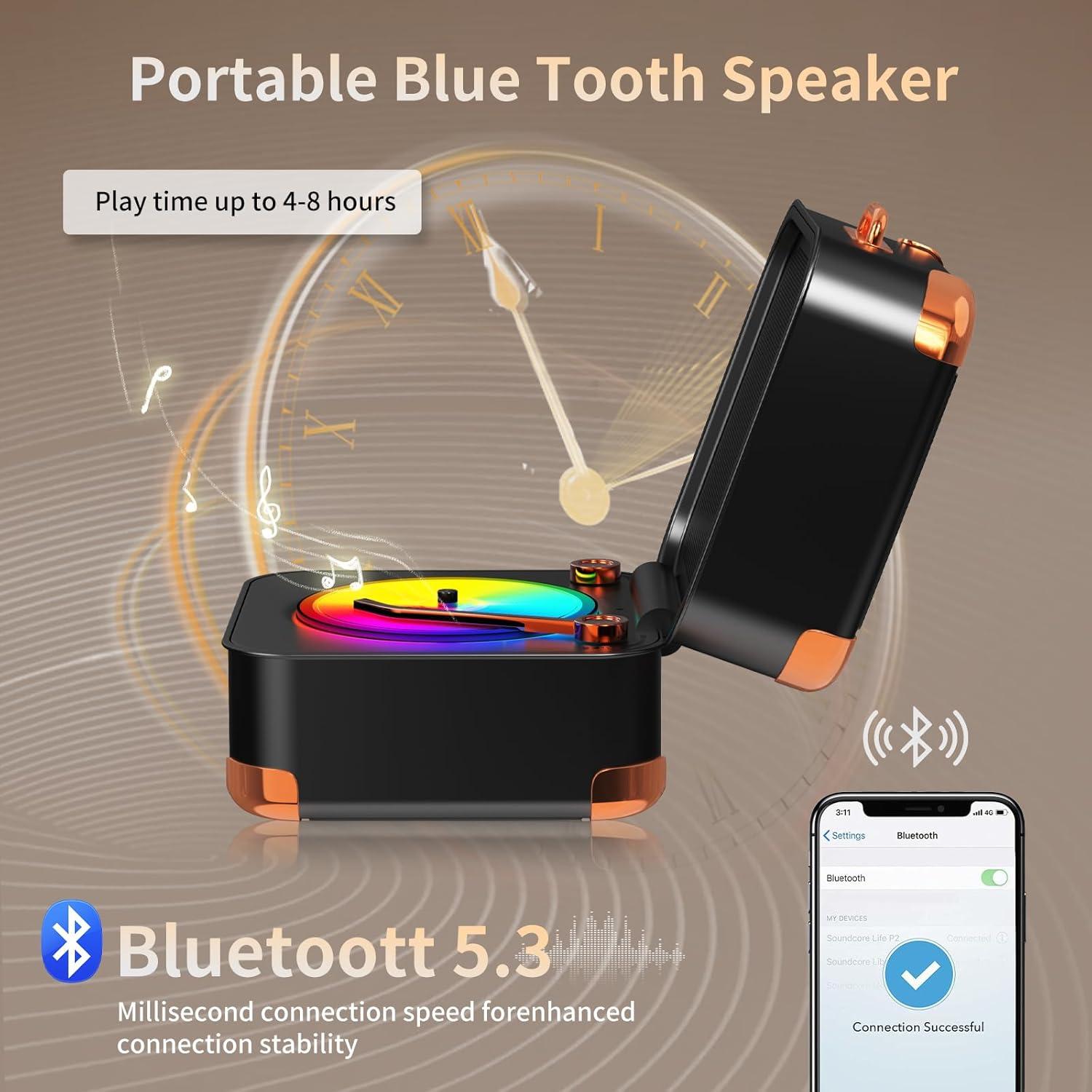 Altavoz Bluetooth Retro MEI SHUO PIN A17 Inalámbrico 5W