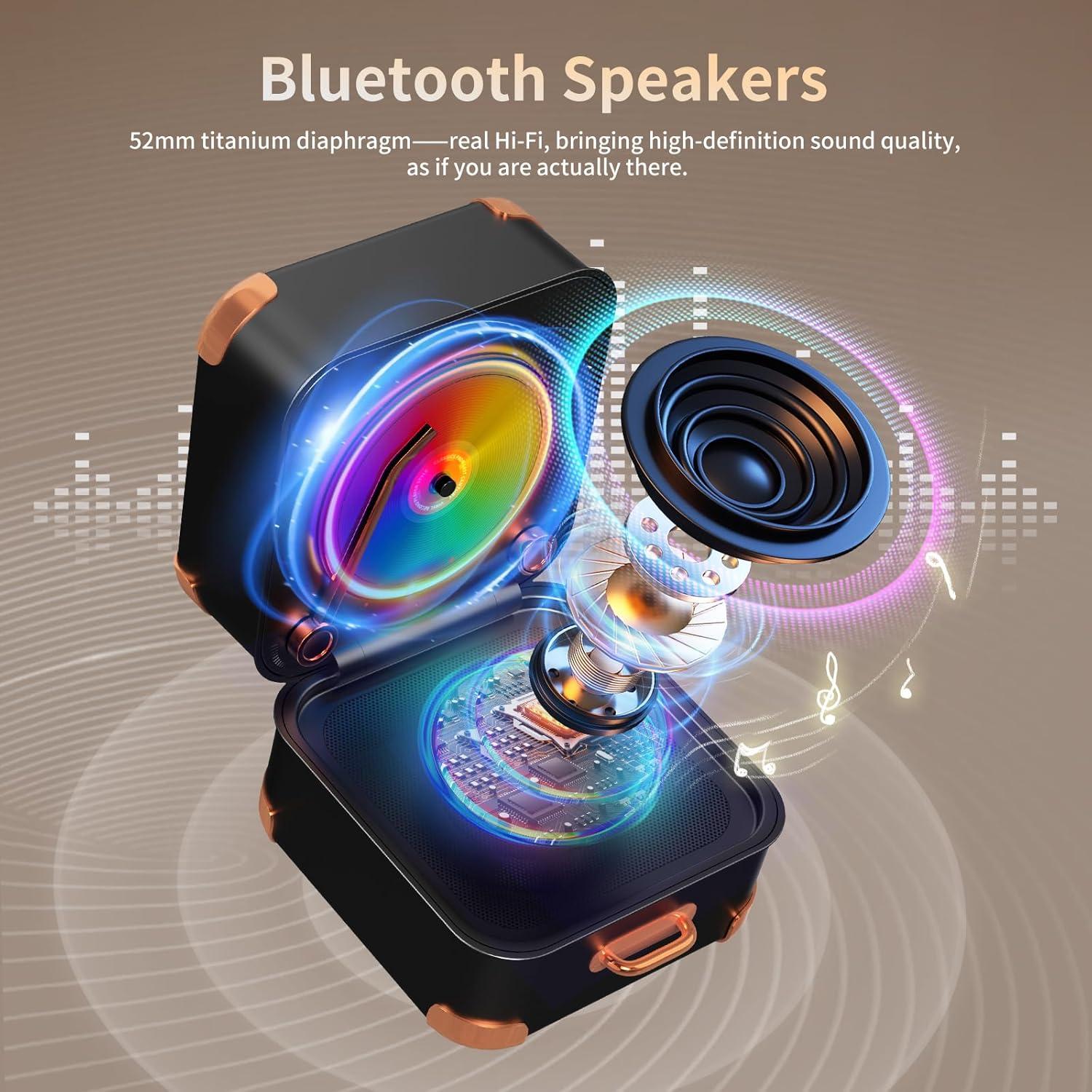 Altavoz Bluetooth Retro MEI SHUO PIN A17 Inalámbrico 5W