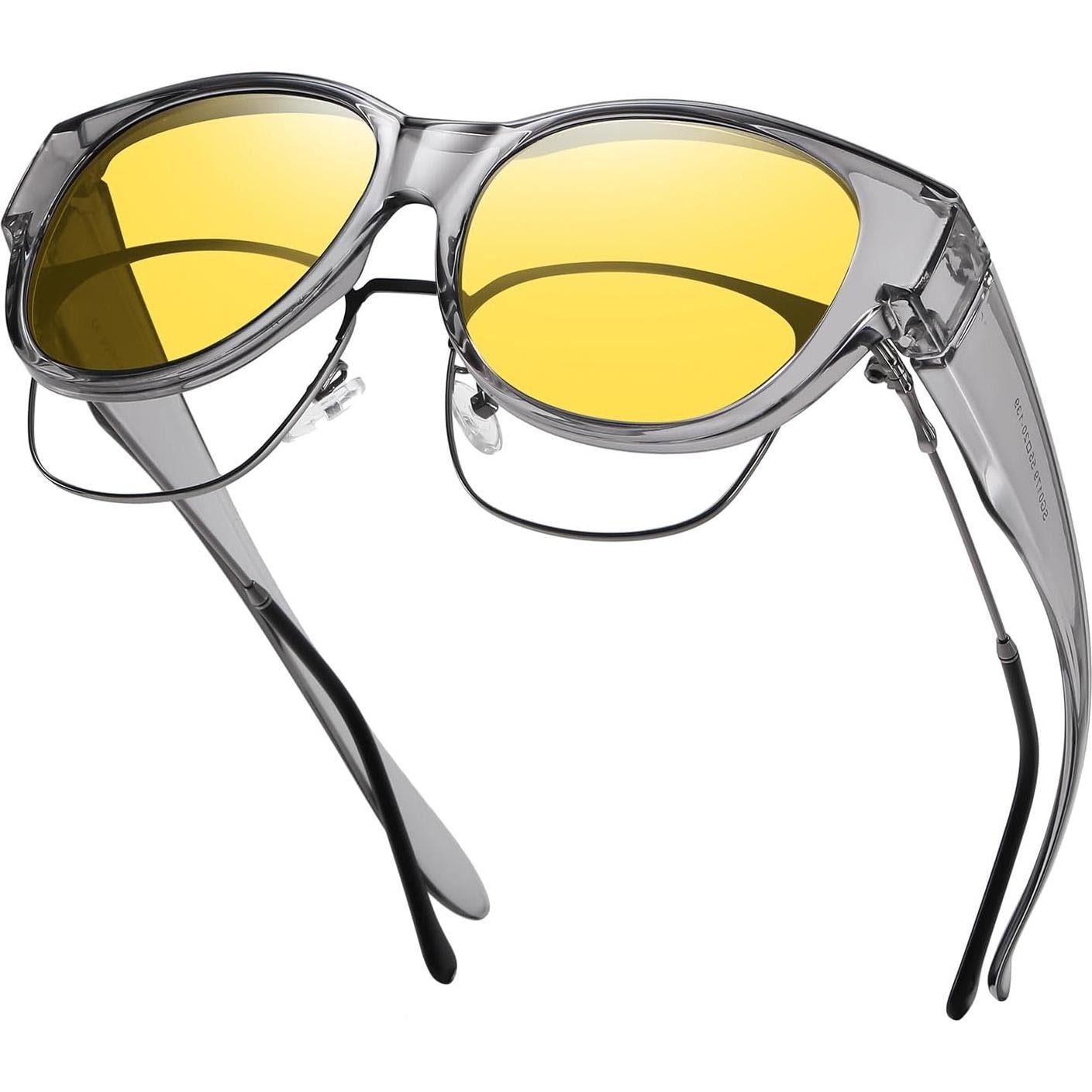 Gafas de sol HAOLOTA Fit Over polarizadas UV para mujeres