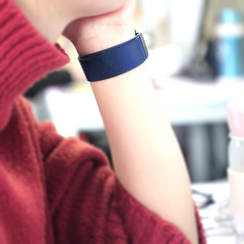 Correa de malla magnética 20 mm DMVEIMAL para smartwatch