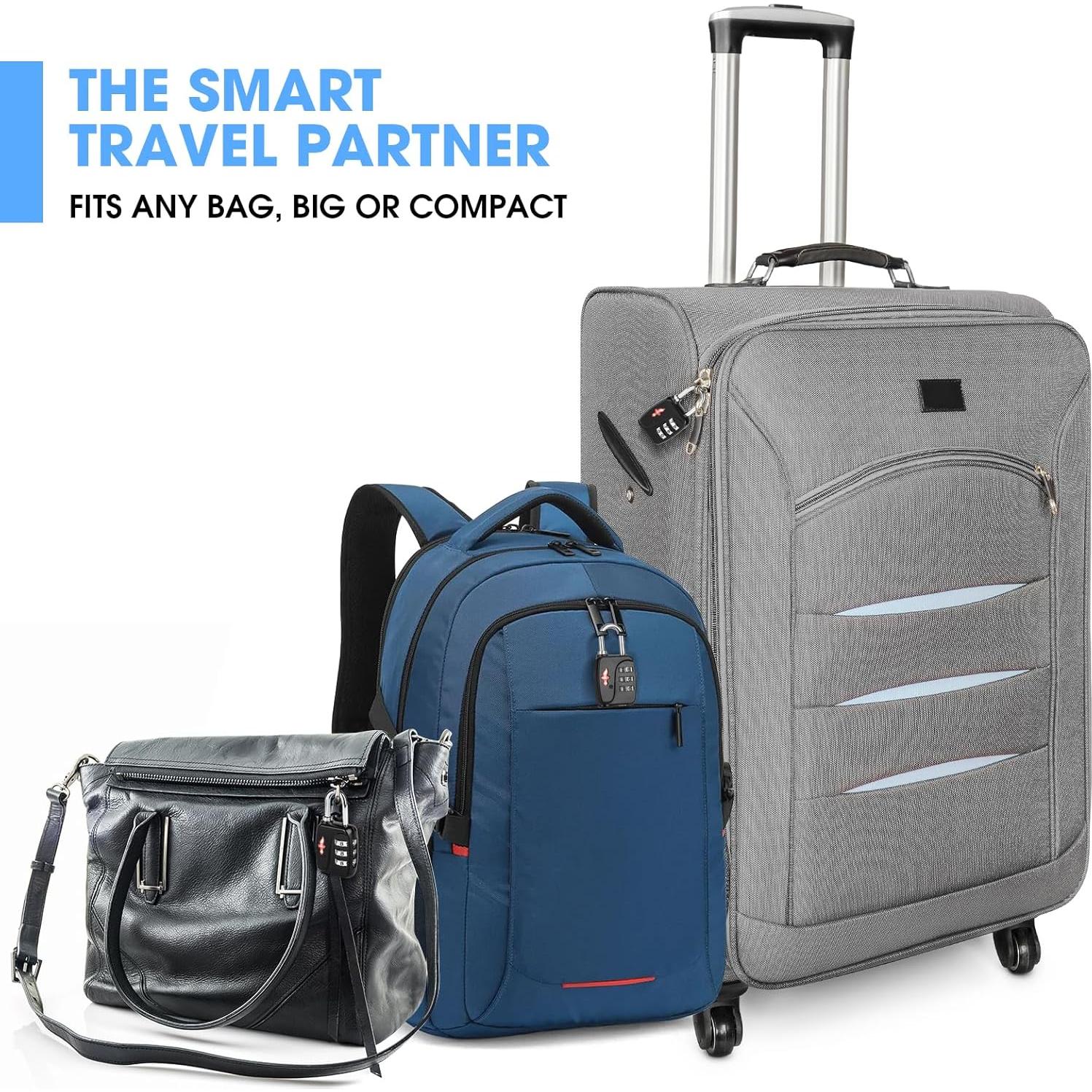 Candados de Combinación TSA iGuruTr 2-Pack Negro 142g