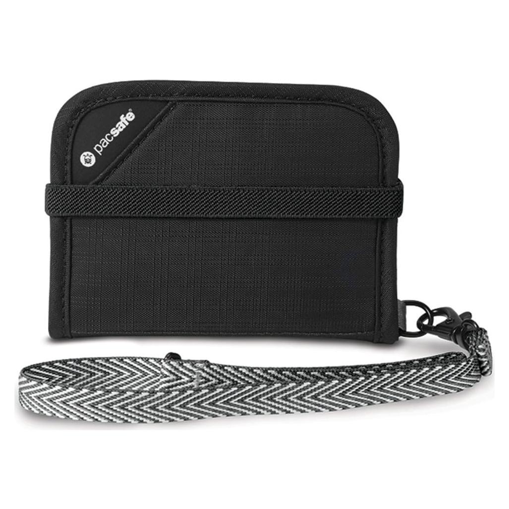 Billetera de viaje compacta Pacsafe RFIDsafe V50 negra