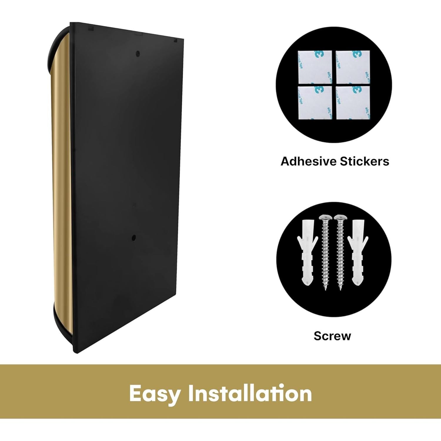 Dispensador de Bolsas de Plástico Greenco - Acero Inoxidable Cepillado