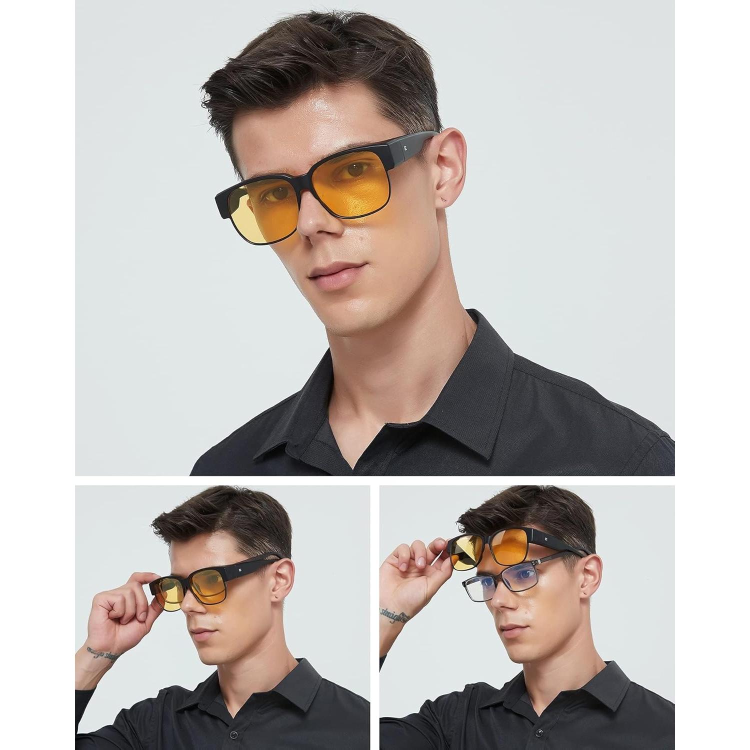 Gafas de sol polarizadas Bircen para uso sobre gafas - Protección UV