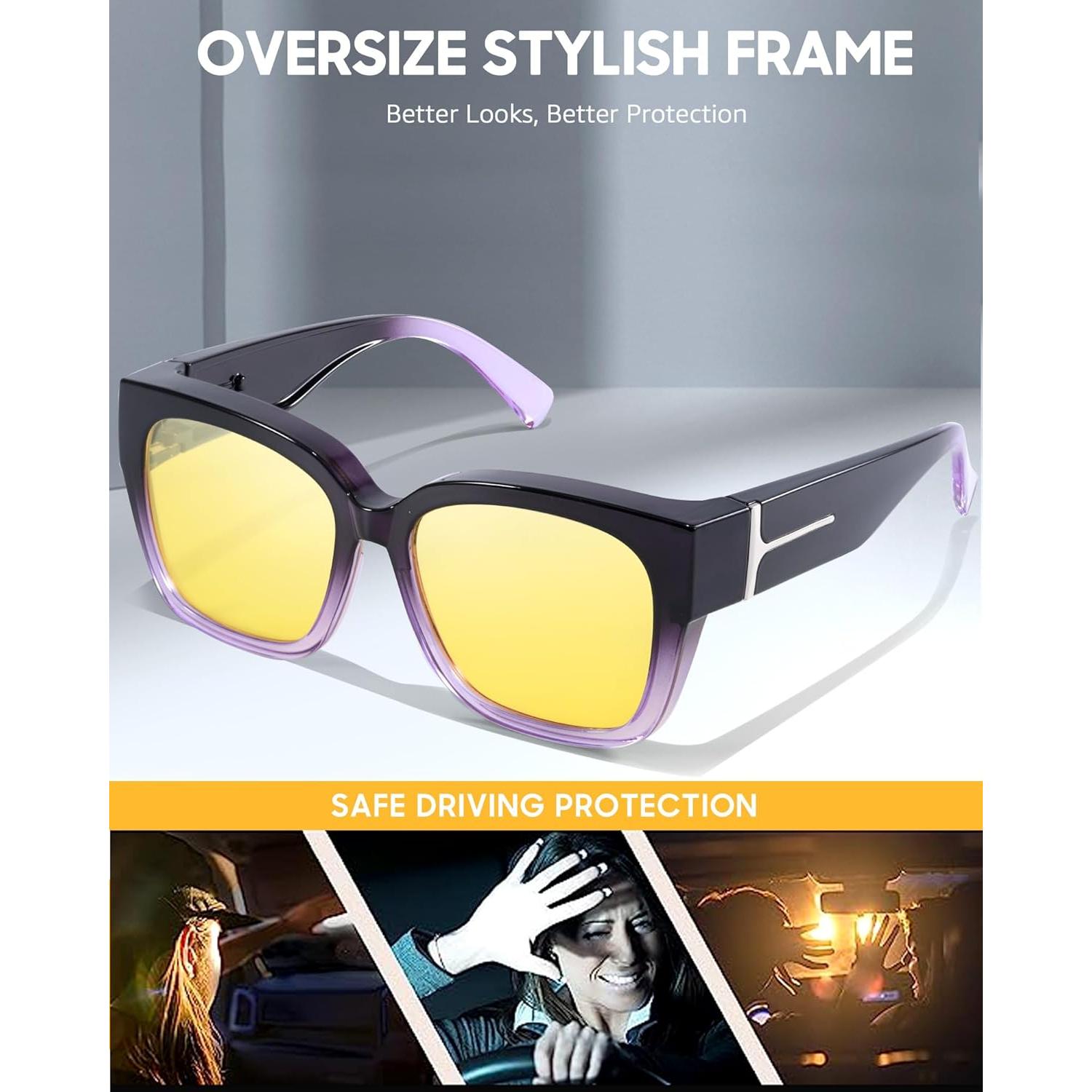 Gafas de Visión Nocturna LVIOE Polarizadas para Mujeres