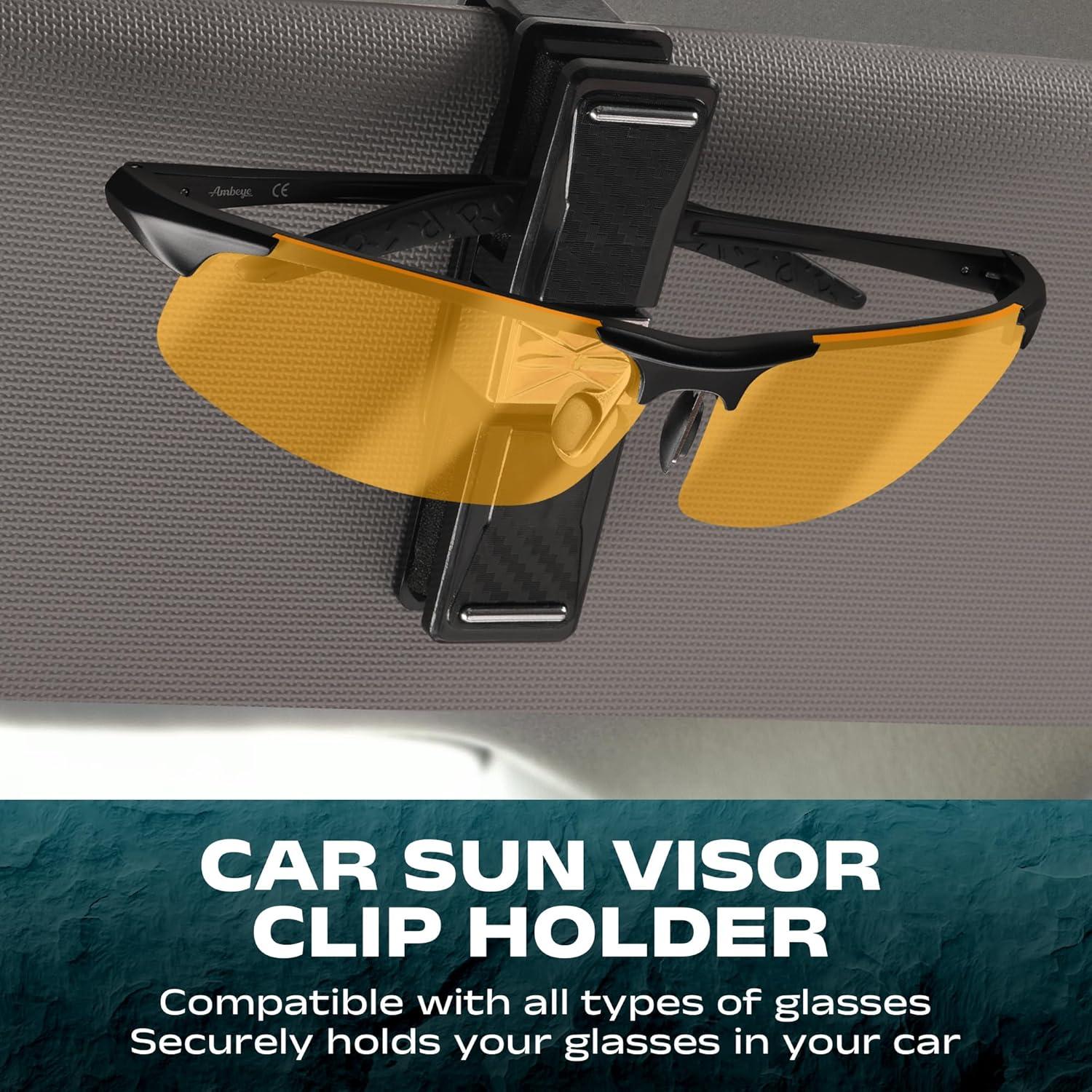 Gafas de Visión Nocturna Ambeye UV400 Antirreflejo Lente Amarillo