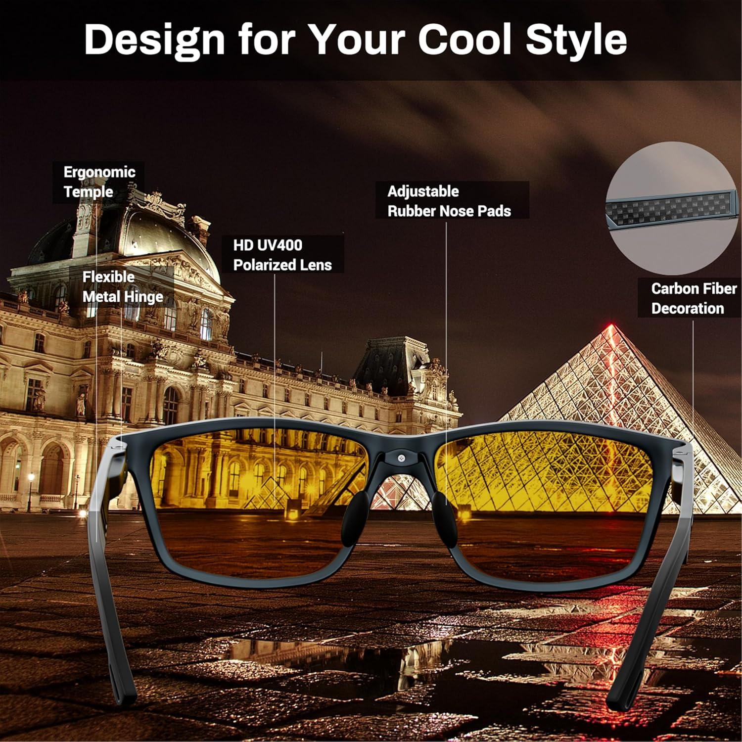 Gafas de sol ROCKNIGHT HD polarizadas UV400 para conducir